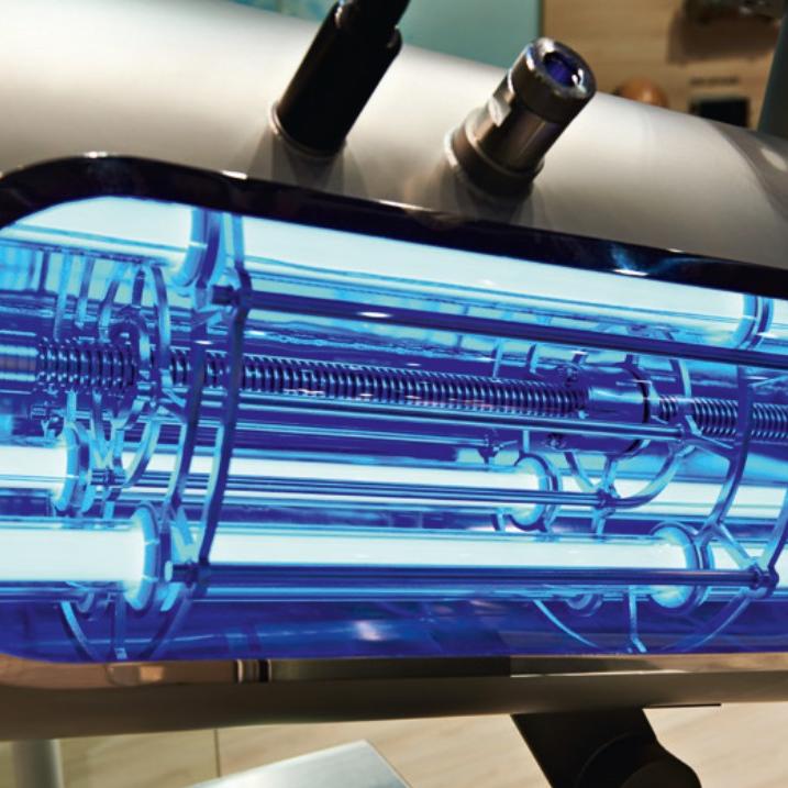 UV treatment system for chemical-free disinfection of water and wastewater — inactivation of microorganisms, bacteria, and viruses using UV light.