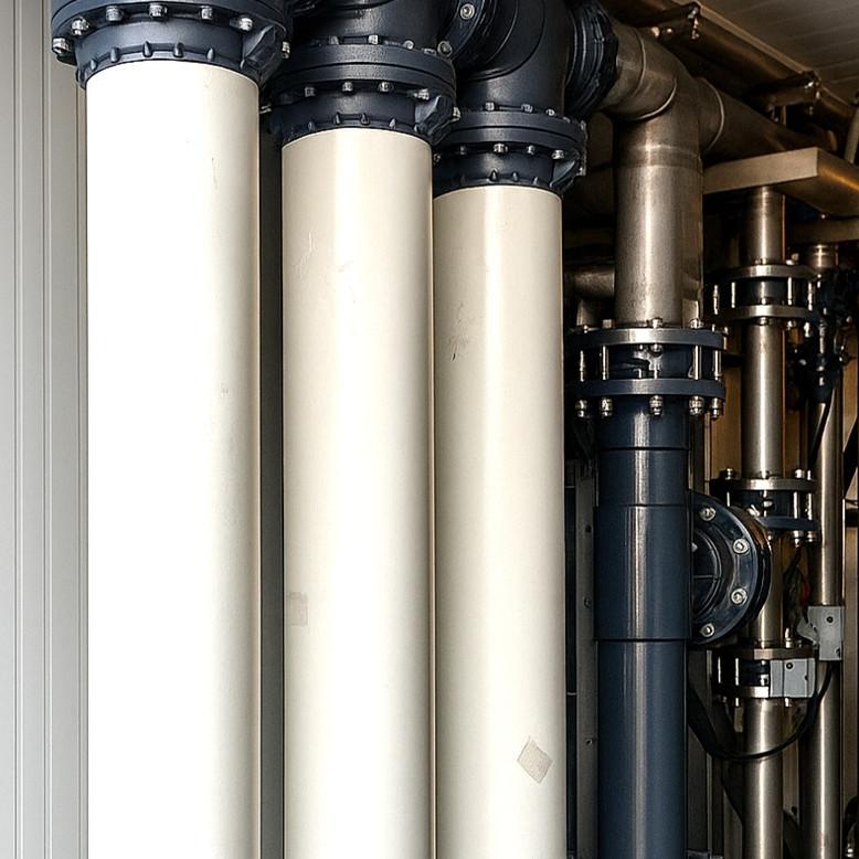 Ultrafiltration system for membrane filtration of water and wastewater — removal of bacteria, viruses, suspended solids, and macromolecules.