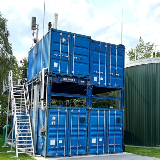 Süß- und Backwaren - Kompakte Container Biogasanlage, modular und effizient, FlexBio
